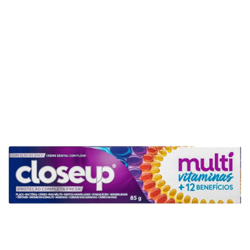 Creme Dental Closeup Multi Vitaminas Fresh 85g
