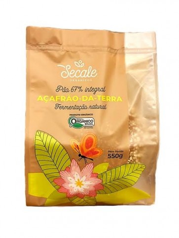 Pão açafrão da terra Secale 67% integral Orgânico 550g