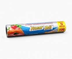 Sacos para Conservar Alimentos Dover Roll 28x42 5L c/ 100un