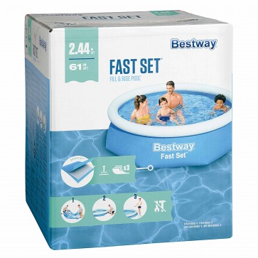 Piscina Inflável  Azul Bestway 1880L 
