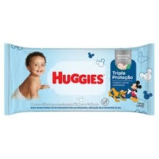  Lenços Umedecidos Huggies Tripla Proteção 88 unidades