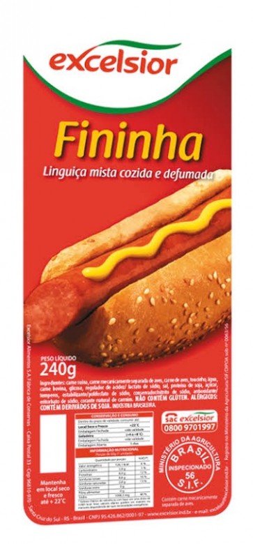 Linguiça Fininha Excelsior 215g