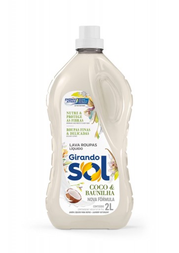 Lava Roupas Girando Sol Coco e Baunilha 2L