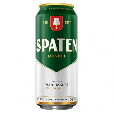 Cerveja Spaten Puro Malte Lata 473ml 