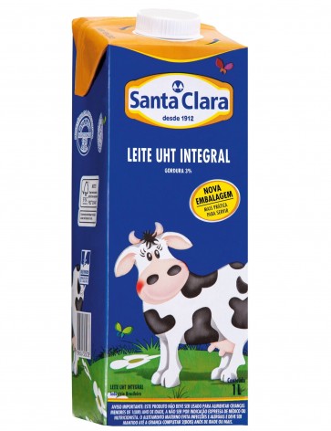 Leite Integral Santa Clara 1L