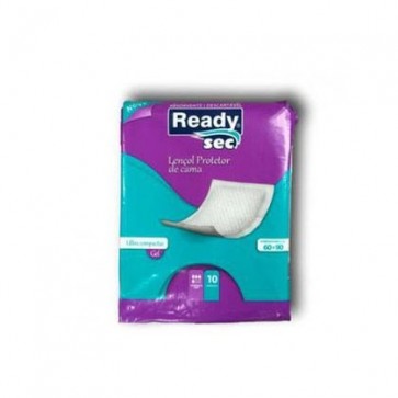 Lençol Absorvente Protetor de Cama Descartável Ready Sec c/10 un.