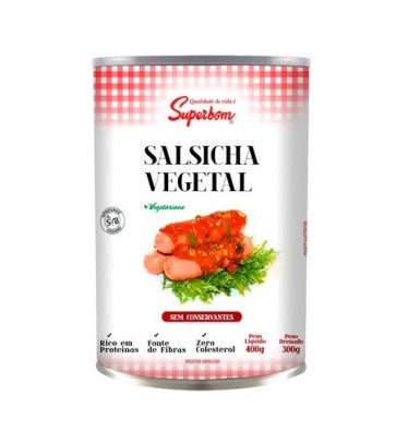 Salsicha Vegetal Superbom 300g