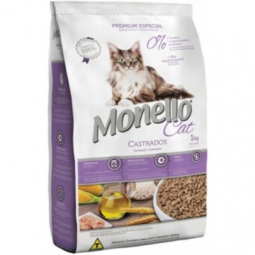 Ração Para Gato Castrado Monello 1kg