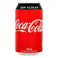 Coca-cola 350ml ZERO (GELADA EM CASA)