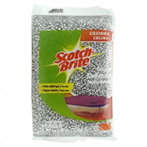 Esponja Scotch Brite Prateada c/1