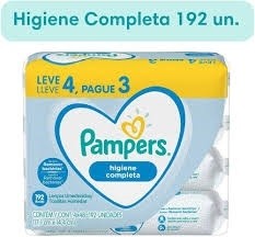 Toalhas Umedecidas Pampers Higienie Completa C/192