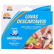 Luva descartavel Wyda c/30