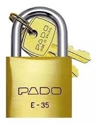 Cadeado Pado Dourado 35mm