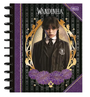 Caderno 1matéria 80 folhas wandinha (imagens variadas)