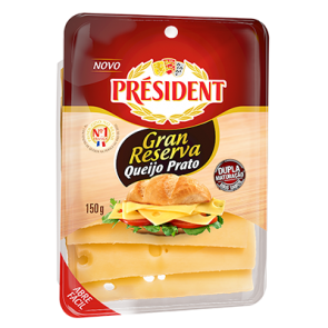 Queijo Prato Gran Reserva President 150g
