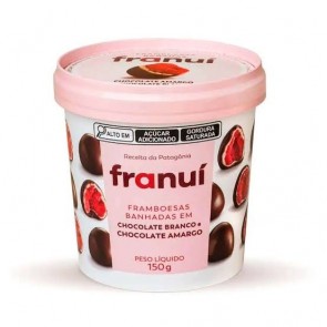 Framboesa Cobertura de choc. Meio amargo /Banco Franuí 150g