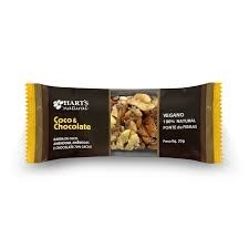 Barra Cereal Nuts Harts Coco & Chocolate Vegana 35g
