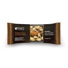 Barra de Cereal Nuts Harts Amendoim & Chocolate Vegana 35g