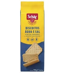 Biscoito Água e Sal Schar S/ Glúten e S/ Lactose 115g