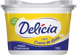 Margarina Delícia com Creme de Leite Sem Sal 500g 