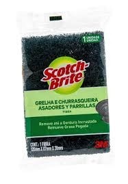 Esponja Scotch Brite Grelha e Churrasqueira