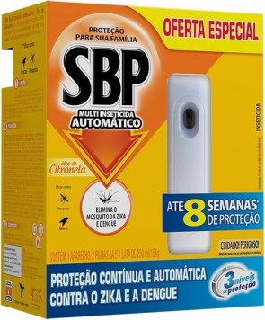 Multi-Inseticida Automático Aparelho + Refil 250ml SBP