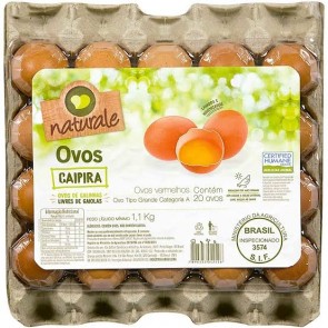 Ovos Caipiras Naturale c/20