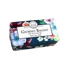   Sabonete Natural em Barra Giorno Bagno Flor de Íris & Figo 180g  
