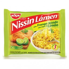 Nissin Lamen Frango Assado com Toque de Limao 85g