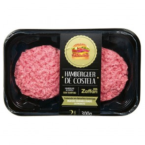 Hamburguer Costela Bovina Zaffari 300g  (contém 2un)