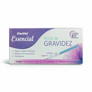 Teste De Gravidez Panvel Essencial Em Tira Com 1 Unidade