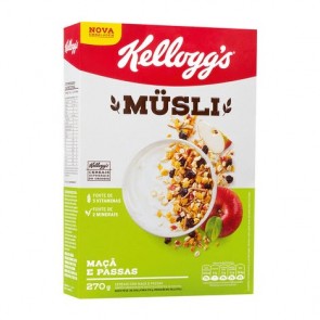 Cereal Musli Maça/Passas Kellogg's 270g