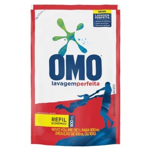 Lava Roupa Liquido Omo L.Perfeita Sachê 900ml