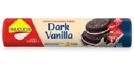 Biscoito Lowçucar Dark Vanilla 120g
