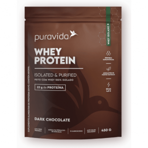 Suplemento Puravida Whey ISO Dark 450g