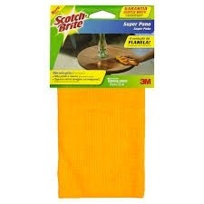 Flanela Scoth Brite Super Pano 23cmx23cm 1un