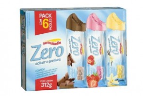 Picolés Zero Açucar Sorvelandia Cremoso c/6 
