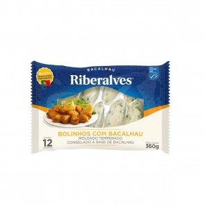 Bolinho com Bacalhau Congelado Riberalves 360g