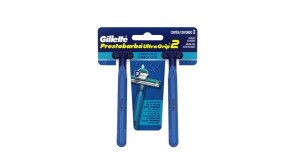 Aparelho de Barbear Cabeça Fixa Gillette Prestorbarba Ultragrip com 2 unidades