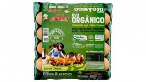 Ovos vermelhos orgânicos extra filippsen Aves livres c/20 unid. 