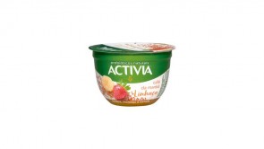 Iogurte Café da Manhã Linhaça, Morango & Banana Activia Danone 170g