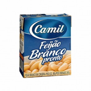 Feijão Branco Pronto em Conserva Camil 247g