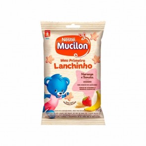 Biscoito Meu Primeiro Lanchinho Morango e Banana Mucilon Nestlé 35g