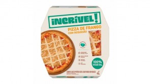 Pizza Vegetal de Frango com Requeijão Vegana Incrível! 450g