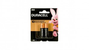 Pilha Alcalina AA Pequena Duracell 2 unidades