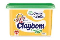 Margarina Cremosa com Creme de Leite sem Sal Claybom 500g