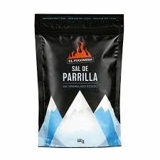 Sal de Parrilla Granulado Iodado El Fogonero 500g