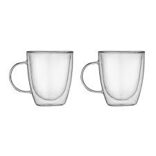 Caneca Vidro Duplo Marchand 550ml cada unidade (imagem ilustrativa)