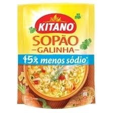 Sopão Kitano Galinha 45% menos sódio  196g