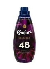 Amaciante Concentrado de Roupas Comfort Segredos 48 1 Litro